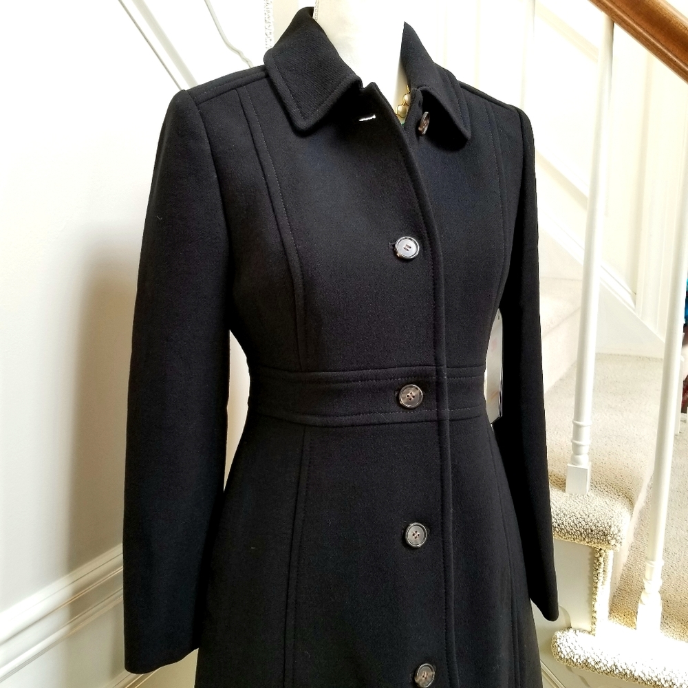 J Crew Classic Lady Day Italian Wool Coat NEW